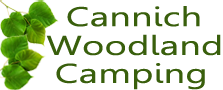 Cannich Woodland Camping Logo